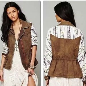 Free People Follow Your Heart Cargo Jacket